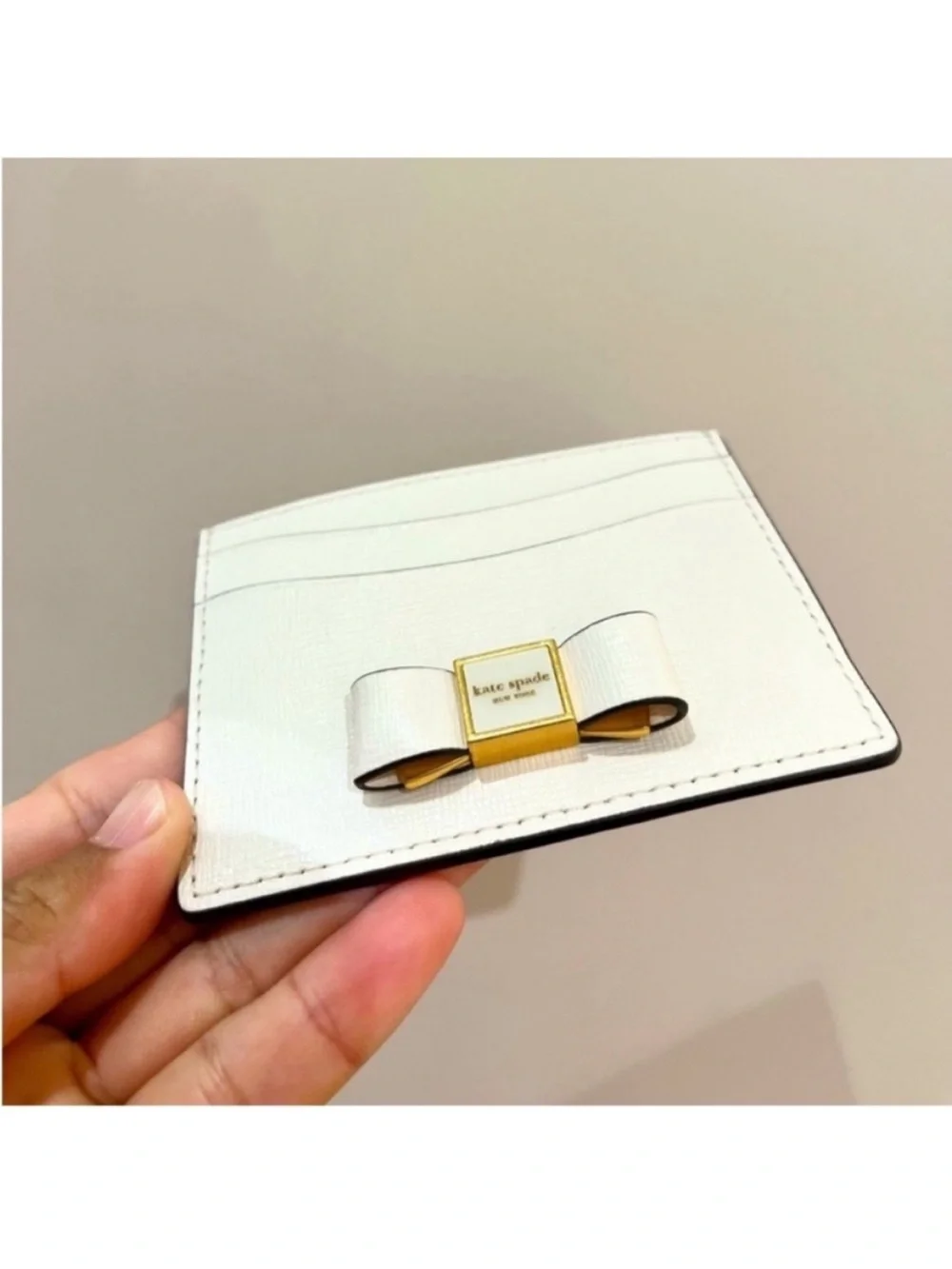 Kate Spade Morgan Bow Embellished Cardholder # K9923